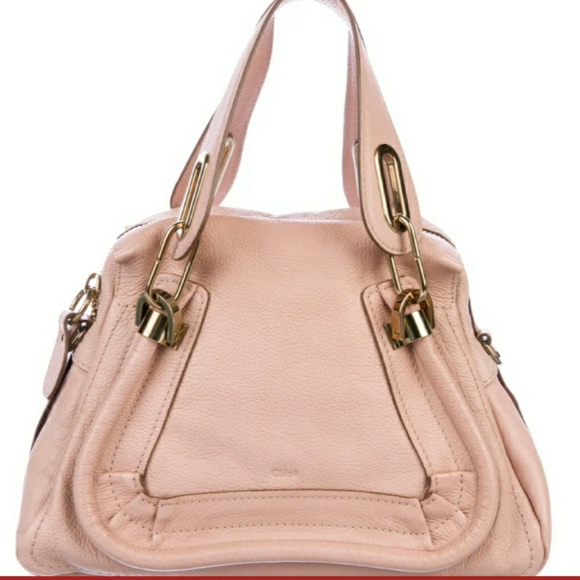Chloe Paraty Small Pink Crossbody Bag - Picture 1 of 8